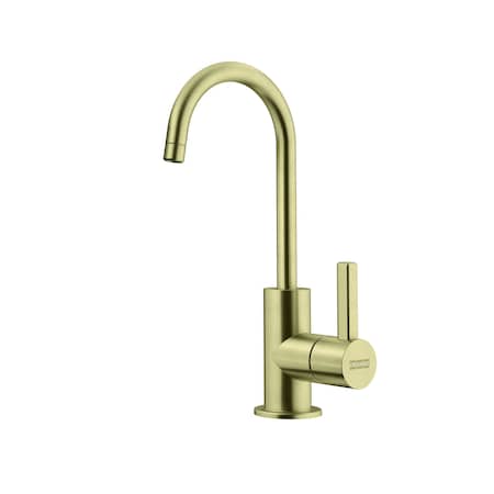 Franke 8.75-In Single Handle Cold Water Filtration Faucet In Gold,  UNJ-FW-GLD